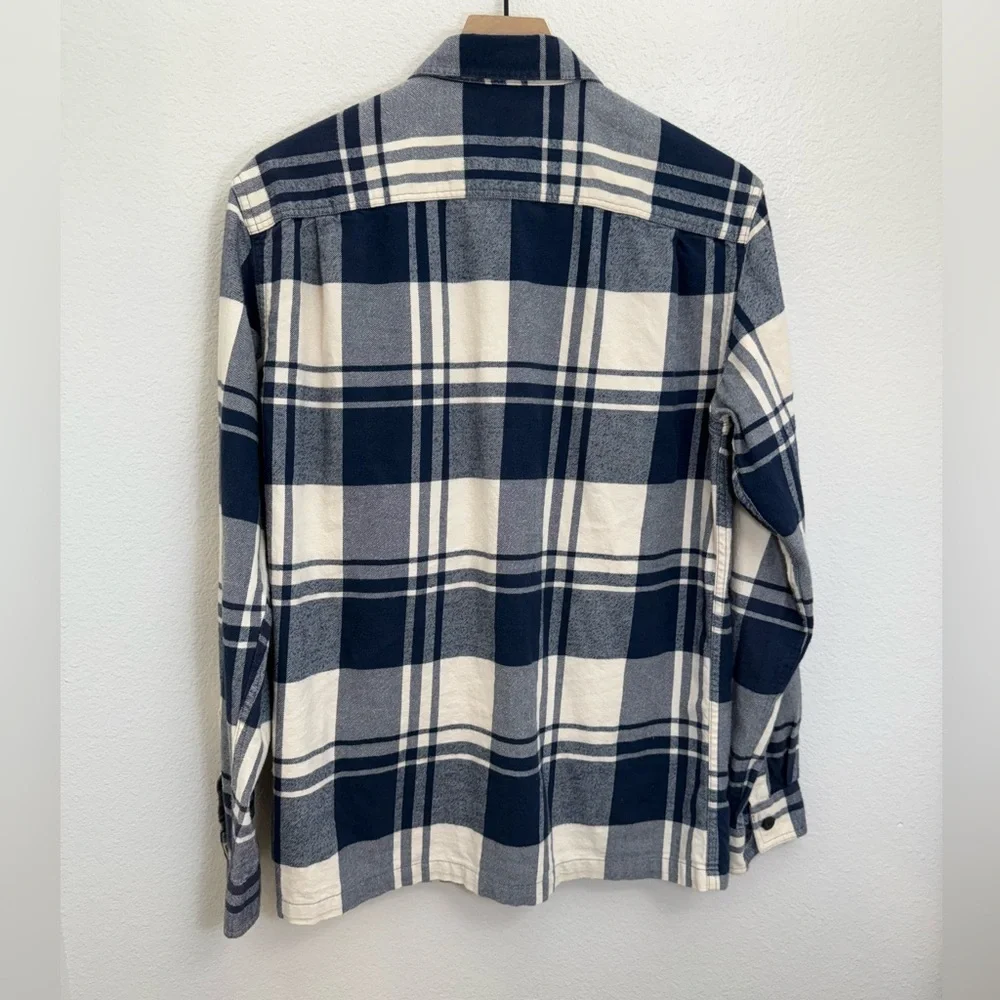 Patagonia Midweight Fjord Flannel Shirt - Smolder Blue Small - Picture 5 of 9
